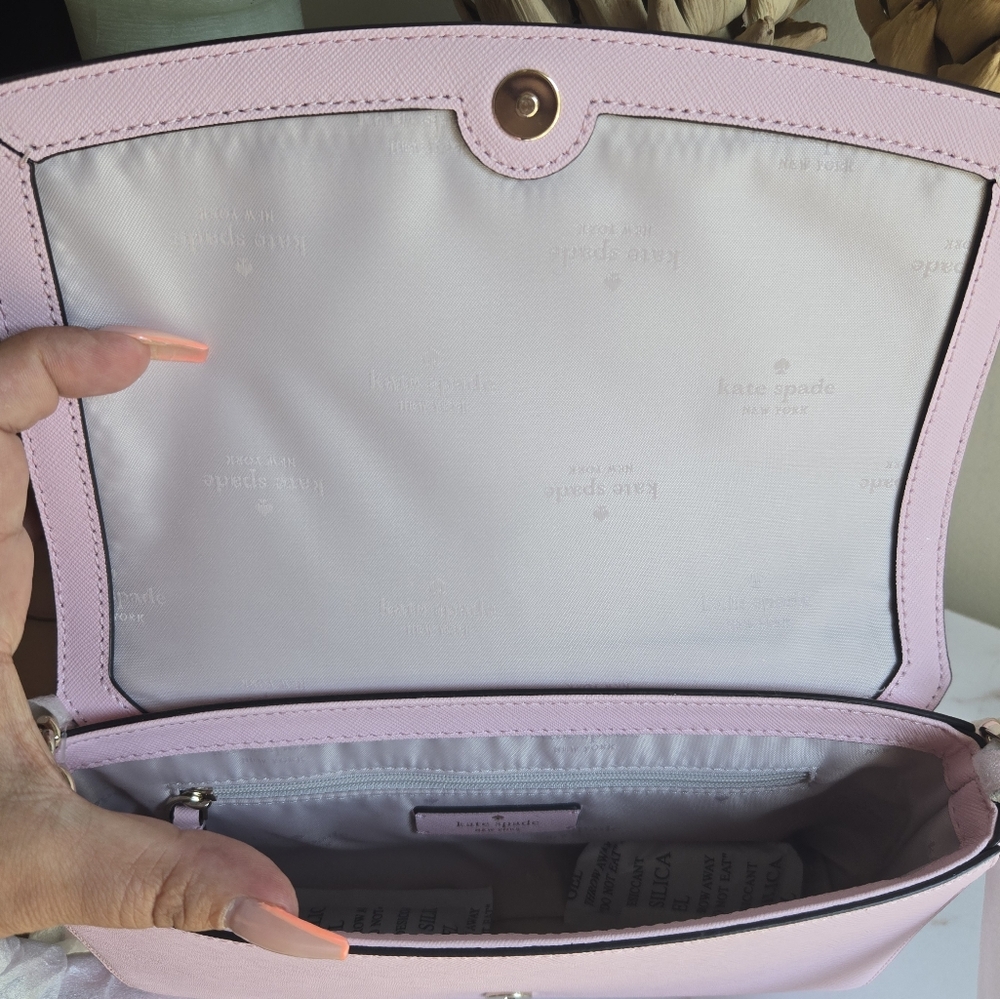 Kate Spade Laurel Way Greer Pink Crossbody Bag - Picture 5 of 8